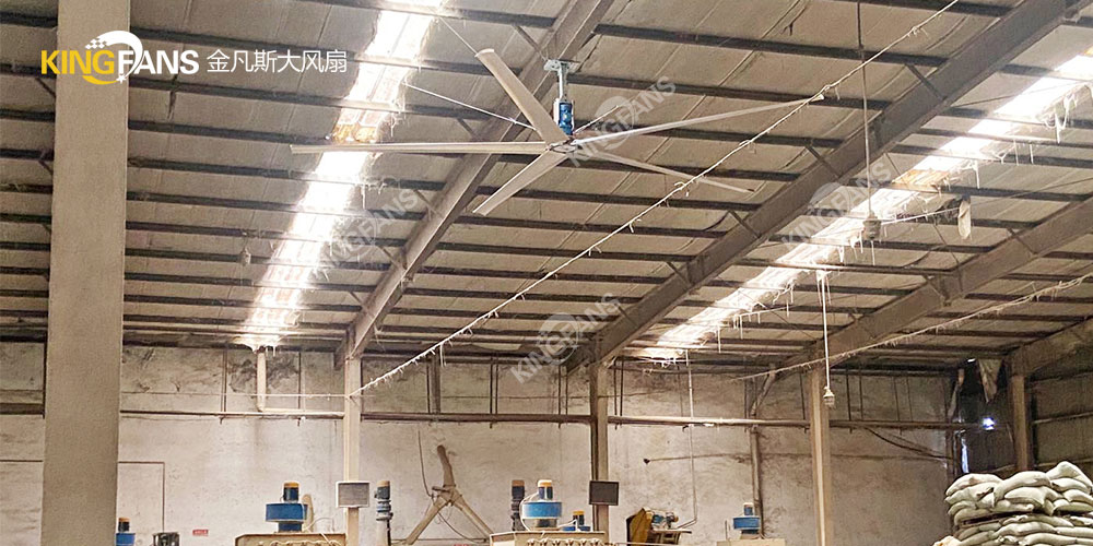 屠宰場(chǎng)安裝工業(yè)節(jié)能風(fēng)扇